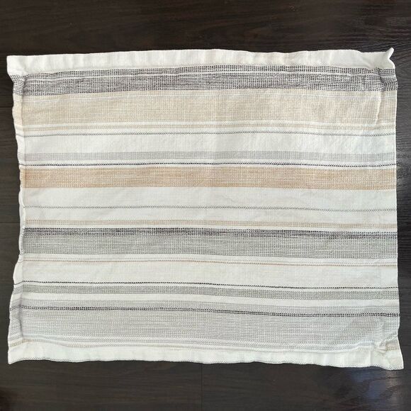 Pottery Barn Clayton Stripe King/California King Duvet Cover & 2 Standard Shams - Picture 8 of 13